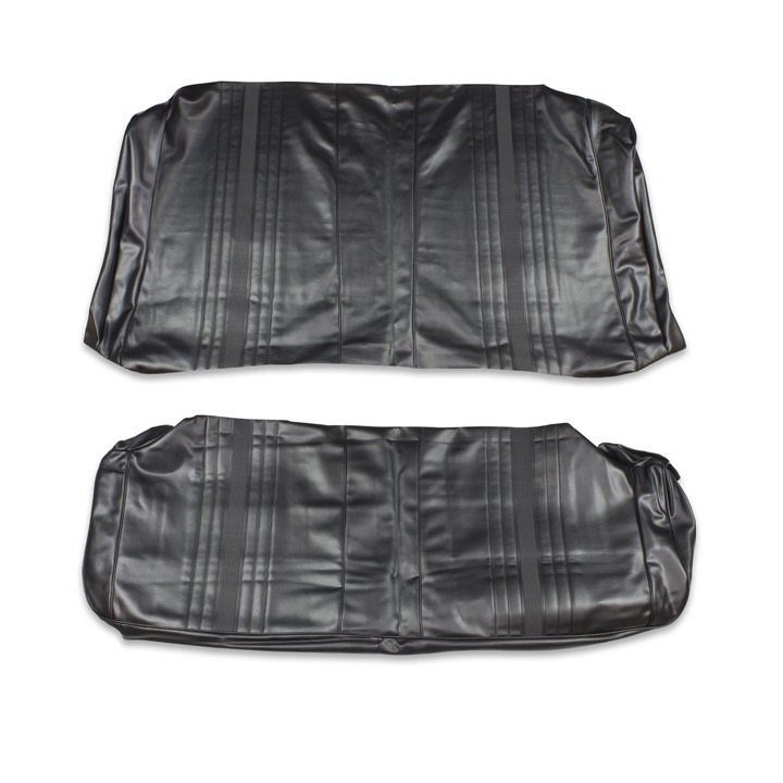 1969-1971 Chevrolet Rear Seat Covers, Black