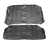 1972 Nova Rear Seat Covers, Black Image