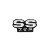 1968 Chevelle N30 Steering Wheel SS396 Emblem Image