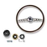 1966 Chevelle Sport Wood Steering Wheel Kit Image