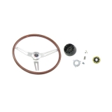 1967-1968 Chevelle Walnut Sport Steering Wheel Kit Without Tilt Image