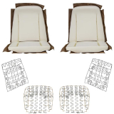 1968-1970 Chevelle Bucket Seat Foam And Spring Kit 2 Seats 6pc Image