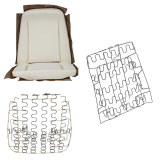 1968-1970 Chevelle Bucket Seat Foam And Spring Kit 1 Seat 3pc Image