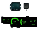 1978-1988 Cutlass LED Digital Replacement Gauge Panel With GPS Green LED Image