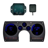 1982-1990 Camaro LED Digital Replacement Gauge Panel With GPS Blue LED Image