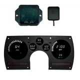 1982-1990 Camaro LED Digital Replacement Gauge Panel With GPS White LED Image