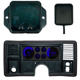 1978-1987 El Camino LED Digital Replacement Gauge Panel With GPS Blue LED Image