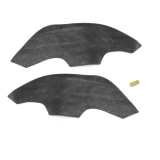 1968-1972 Chevelle A Arm Dust Shields For Steel Inner Fenders Image