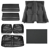 1965 El Camino Junior Interior Kit For Bench Seats, Black Image