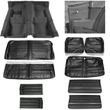 1965 Chevelle Convertible Junior Interior Kit For Bench Seats, Black Image