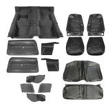 1969 Camaro Convertible Junior Interior Kit, Standard Black Image