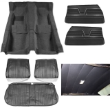 1969 El Camino Junior Interior Kit For Bench Seats, Black Image