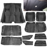 1970 Chevelle Coupe Junior Interior Kit For Bench Seats, Black Image