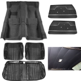 1970 El Camino Junior Interior Kit For Bench Seats, Black Image