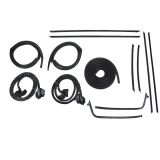 1970-1972 Chevelle Coupe Weatherstrip Kit, 8 Piece Felts Image