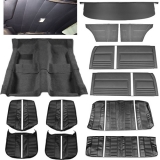 1967 Chevy II Nova Interior Kit, Super Sport SS, Bucket Seat Hardtop, Black Image