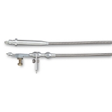 Lokar 1978-1988 Cutlass TH350 Hi-Tech Stainless Kickdown Kit Image