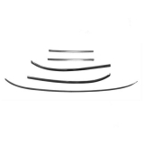 1967-1969 Chevrolet Convertible Windshield Molding Kit, Reproduction Image