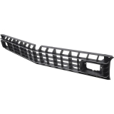1973-1974 Nova Front Grille, Black with Silver Accents on Two Horizontal Grill Bars Image
