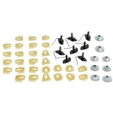 1968-1969 Chevelle Lower Body Side Molding Clip Kit 44pcs Image