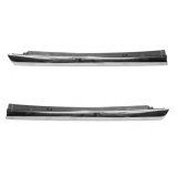 1967-1969 Camaro Convertible Windshield Pillar Molding Kit 2pc Image