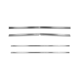 1965 Chevelle Rear Panel Molding Kit Complete 4 Piece Image