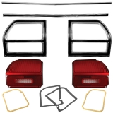1969 Chevelle Rear Panel Molding And Lens Kit Image