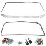 1968-1972 Chevelle Deluxe Window Molding Kit Image