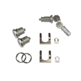 1966-1967 El Camino Complete Lock Set Ignition Doors And Glove Box Image