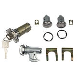 1978-1987 El Camino Complete Lock Set Ignition Doors Image