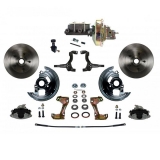 1968-1974 Nova Power Front Disc Brake Conversion Kit With 9 Inch Booster Adjustable Pro-valve Image