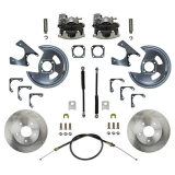 1968-1974 Nova Rear Disc Brake Conversion Kit 12 And 10 Bolt Staggered Shocks Image