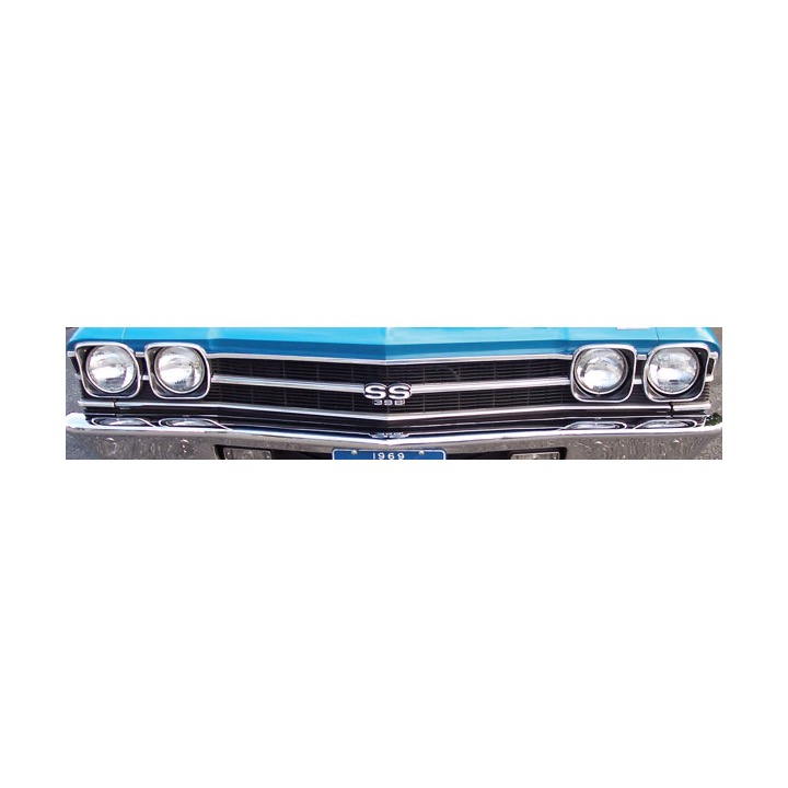 1969 Chevelle Grille Molding Kit Complete