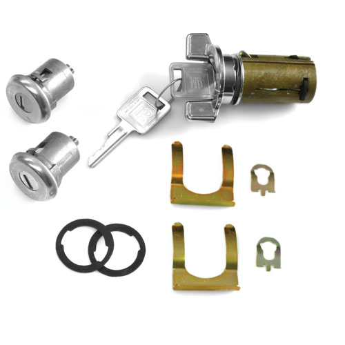 1969-1972 Chevrolet Lock Set Ignition And Doors