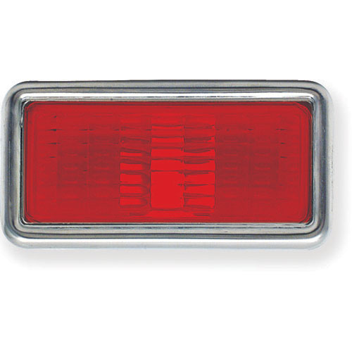 1968-1969 Nova Red Rear Side Marker Lens