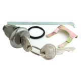 1967-1969 Camaro Trunk Lock Pearhead Knockout Keys Image