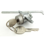 1970-1973 Camaro Trunk Lock Round Keys Image