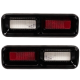 1968 Camaro Gloss Black Tail Lamp Bezel And Lens Kit Non-RS Image