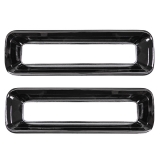 1967 Camaro Tail Lamp Bezels Gloss Black Image