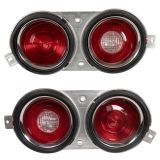 1970-1973 Chevrolet Complete Standard Tail Lamp Kit Image