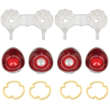 1971 Chevelle Tail Light Lens And Housing Kit With Lens Gaskets Image