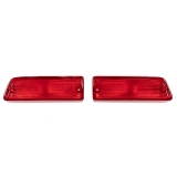 1964 Chevelle Tail Light Lenses Red Image