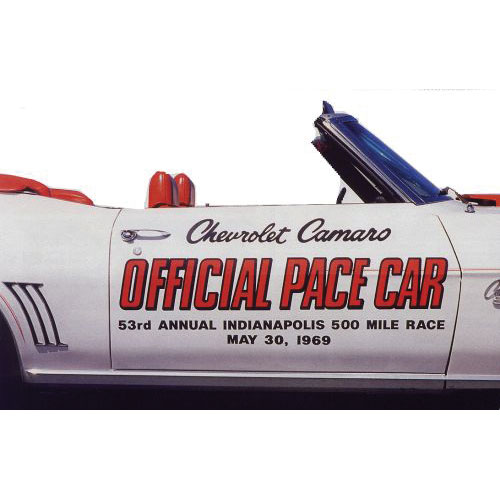 1969 Camaro Pace Car Decal Kit