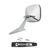 1968-1969 Chevelle Chrome Side View Mirror Premium Quality Left Side Image