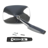 1968-1969 Camaro Rectangular Side View Mirror, Right Side Image