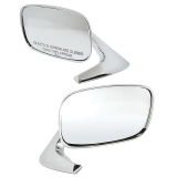 1978-1981 Monte Carlo Chrome Outer Door Mirror Kit; With Mounting Studs and Gasket 2pc Image
