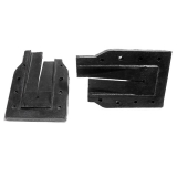 1966-1967 Chevelle Door Jamb U Rubbers 2 Door Made In USA Image