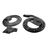 1978-1981 Monte Carlo Molded Front Door Seal Weatherstrip With Clips, 2 Door Coupe Image