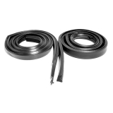 1966-1967 Nova Molded Roof Rail Seals, for 2-Door Hardtop Image