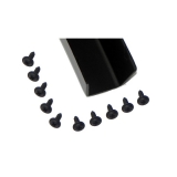 1964-1972 Chevelle Convertible Rain Gutter Screws, Black Image